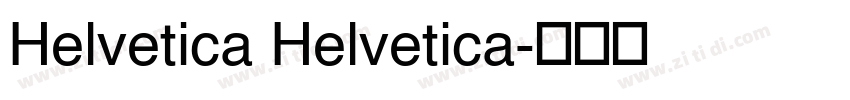 Helvetica Helvetica字体转换